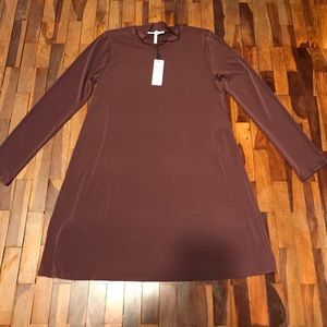 Long sleeve swing dress